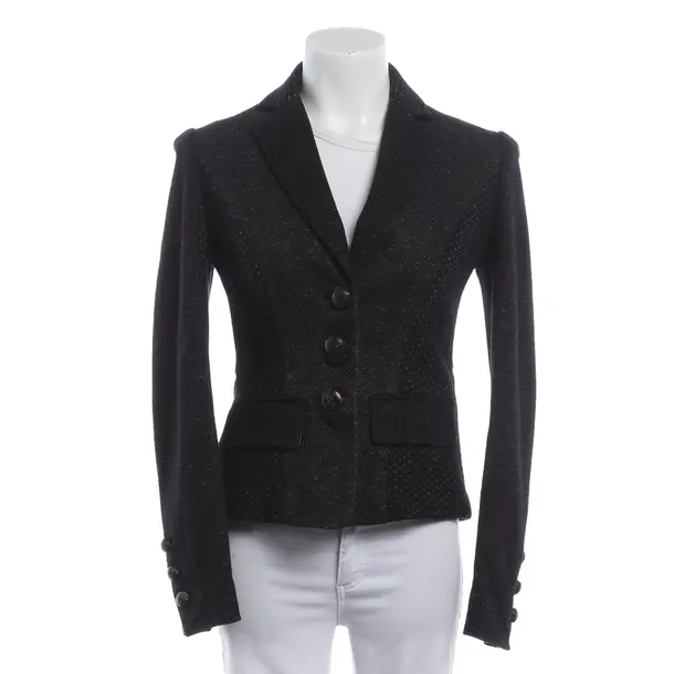 Blazer, in Schwarz, Baumwolle, Diane von Furstenberg
