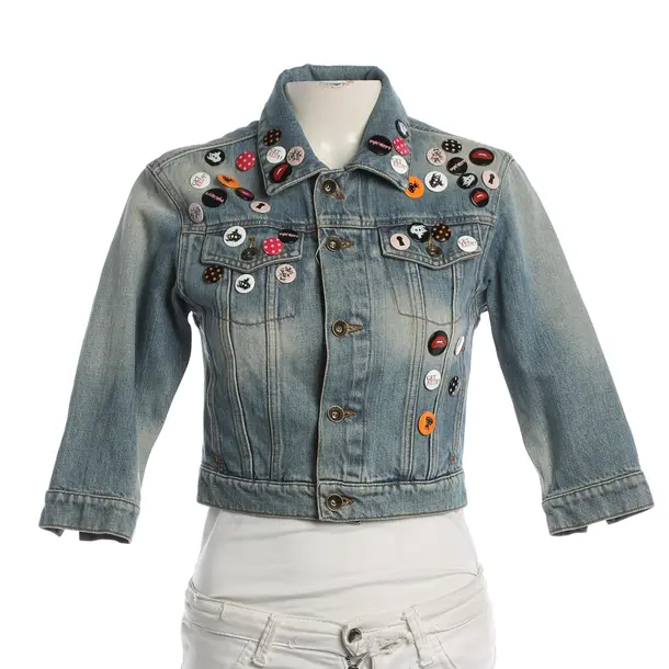 Jeansjacke, in Blau, Baumwolle, Red Valentino