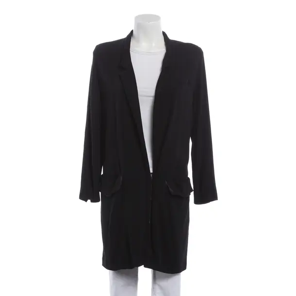 Cardigan, in Black, Viscose, Forte_Forte