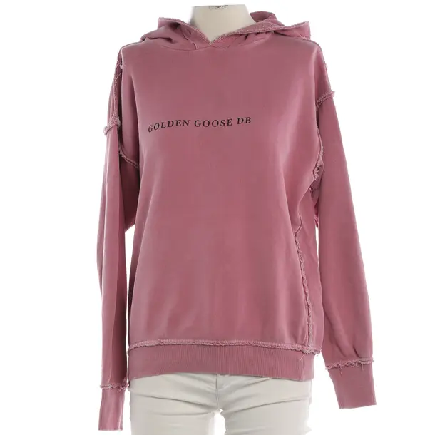 Felpa con cappuccio, in Rosa, Cotone, Golden Goose