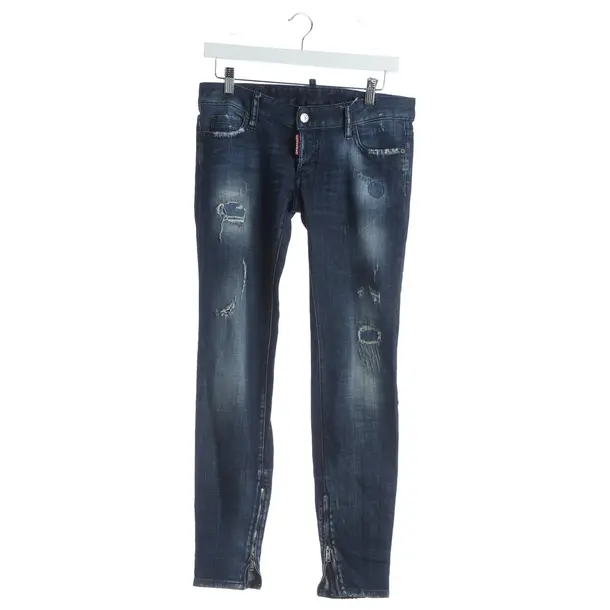 Jeans Straight Fit, in Blau, Baumwolle, Dsquared