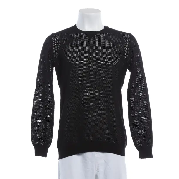 Maglione, in Nero, Cotone, Roberto Collina
