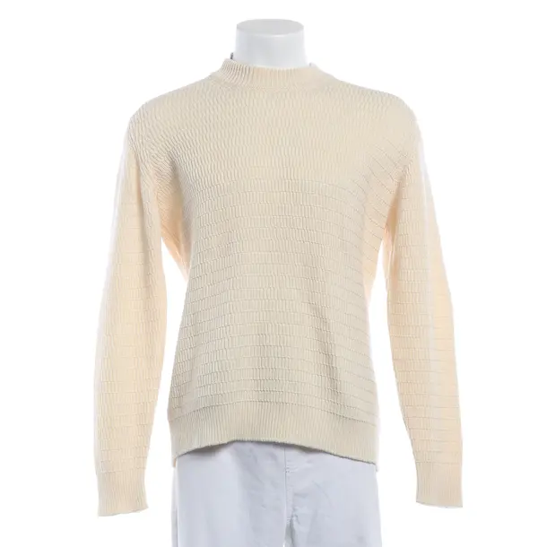Pullover, in Cream, Wolle, Roberto Collina