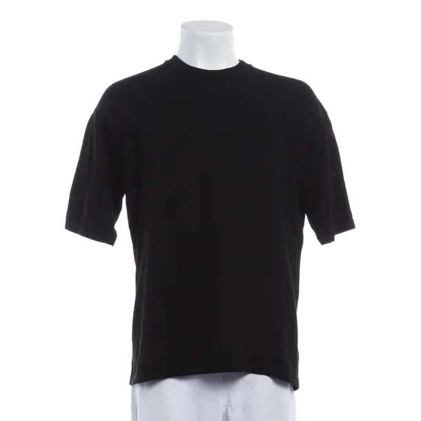 T-Shirt, in Black, Baumwolle, Roberto Collina