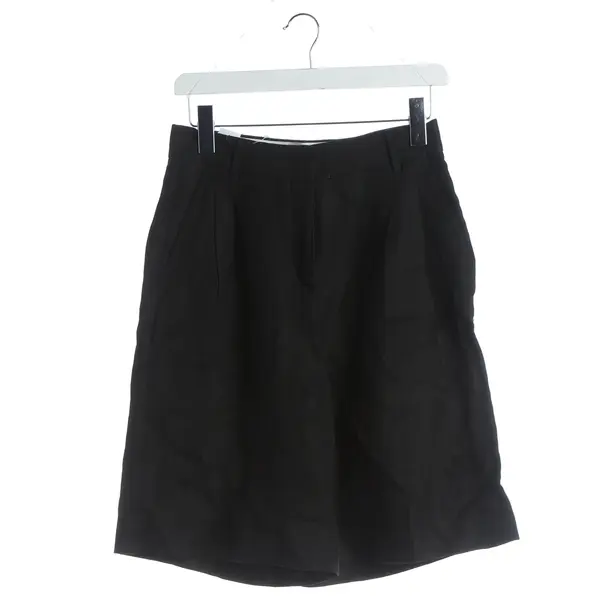 Shorts, in Schwarz, Leinen, Max Mara