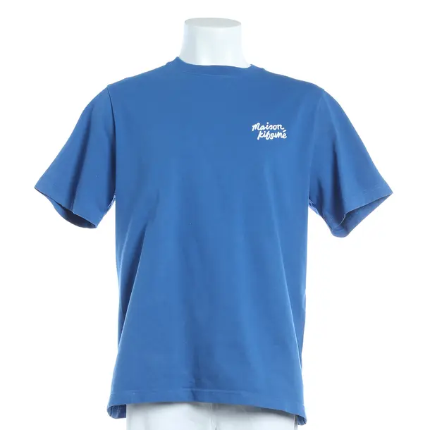 T-Shirt, in Blue, Cotton, Maison Kitsuné