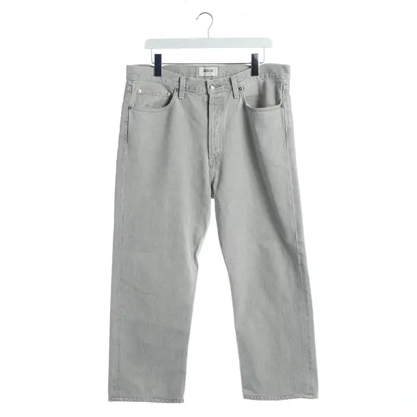 Jeans straight fit, in Grigio, Cotone, Agolde