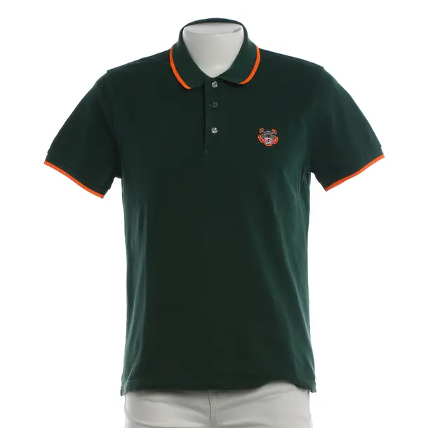 Poloshirt, in Grün, Baumwolle, Kenzo