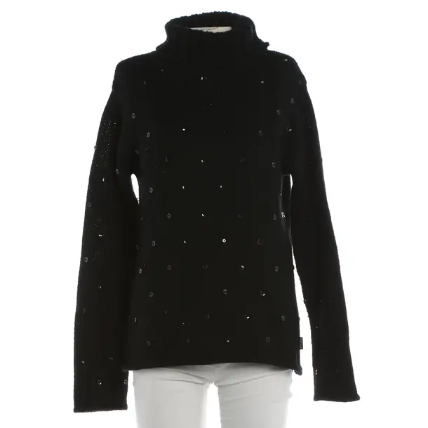 Pullover, in Schwarz, Wolle, Versace Jeans Couture