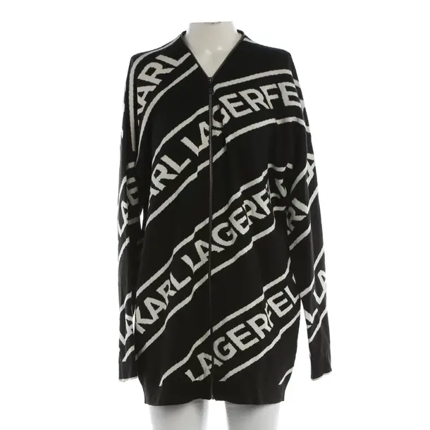 Cardigan, in Nero, Lana, Karl Lagerfeld