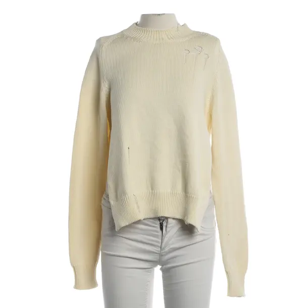 Maglione, in Crema, Cotone, Maison Martin Margiela