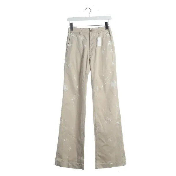 Pants, in Beige, Baumwolle, R13