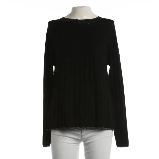 Maglione, in Nero, Lana, Maliparmi