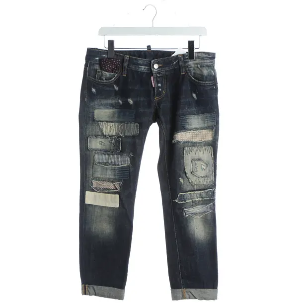Jeans straight fit, in Blu, Cotone, Dsquared