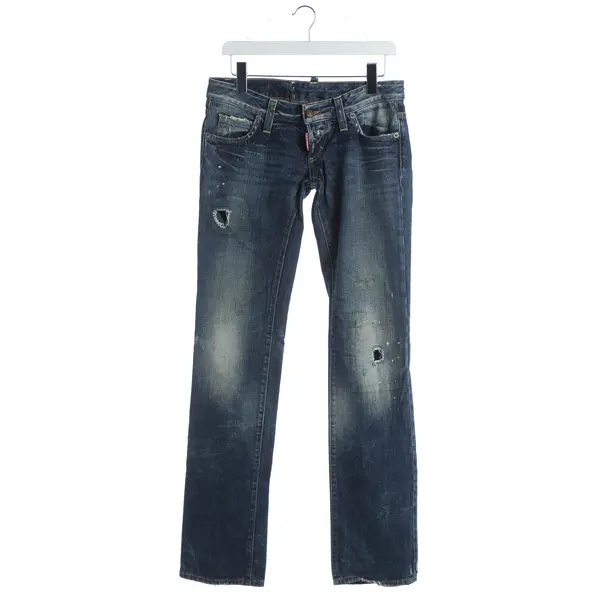 Jeans straight fit, in Blu, Cotone, Dsquared