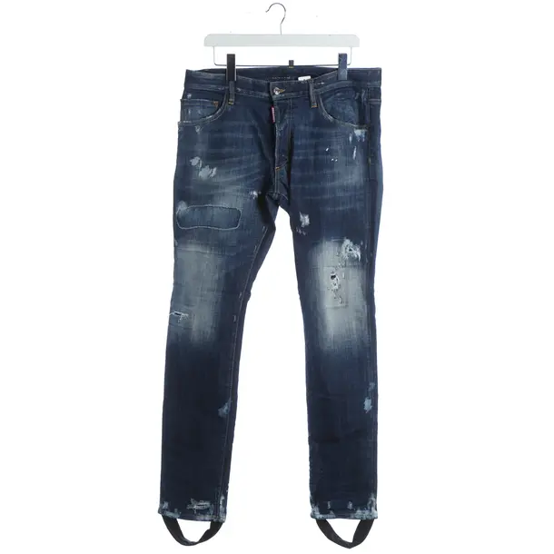 Straight Fit Jeans, in Blue, Cotton, Dsquared