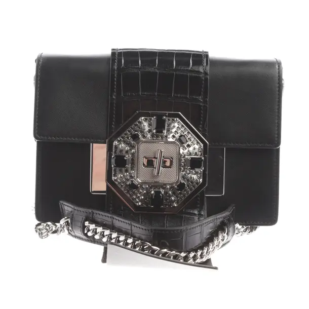 Evening Bag, in Black, Leather, Prada