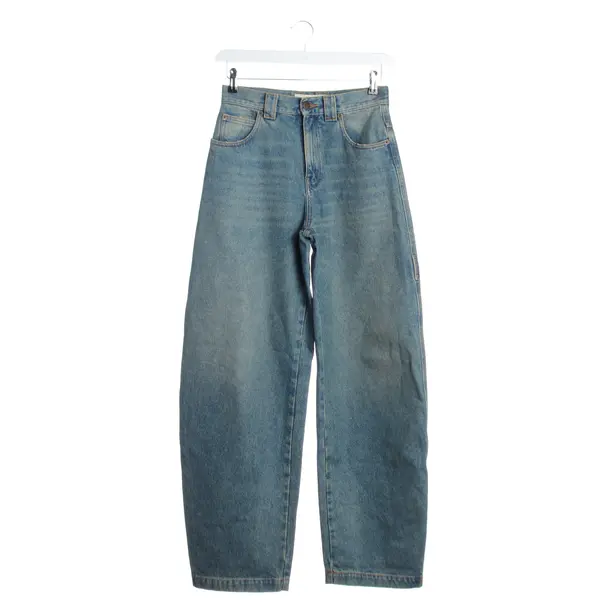 Jeans Flared in Blau, Baumwolle, Darkpark