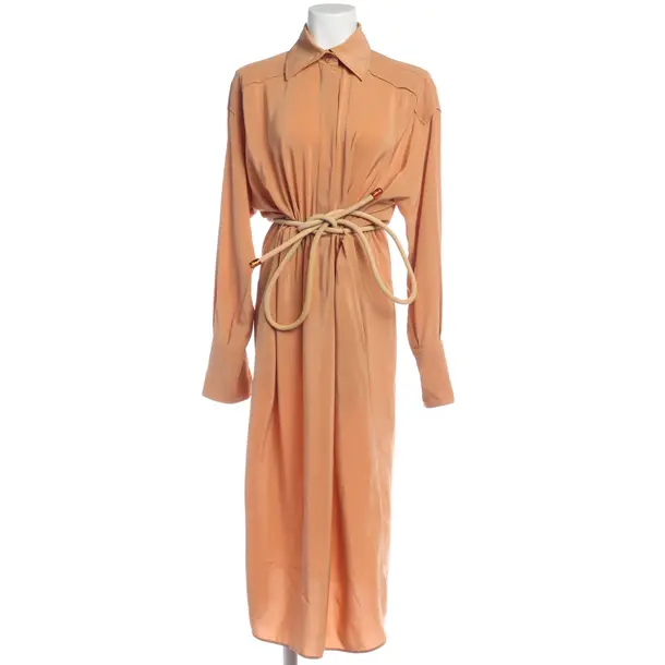 Kleid in Braun, Seide, Fendi