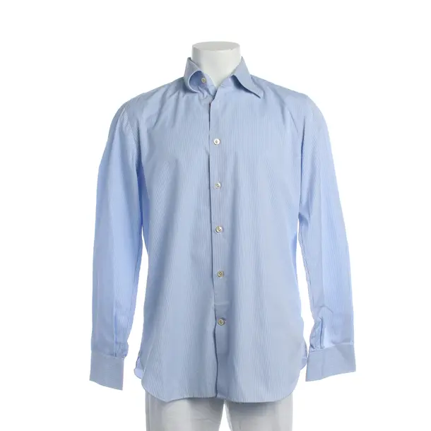 Shirt in Blue, Cotton, Kiton