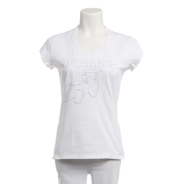 Shirt, in White, Cotton, Dsquared