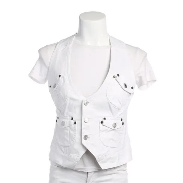 Vest in White, Cotton, Dsquared