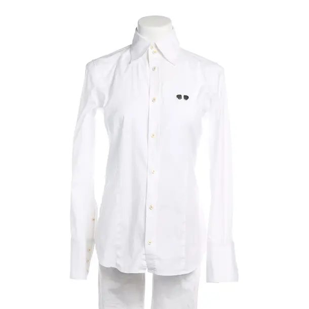 Blouse in White, Cotton, Dsquared