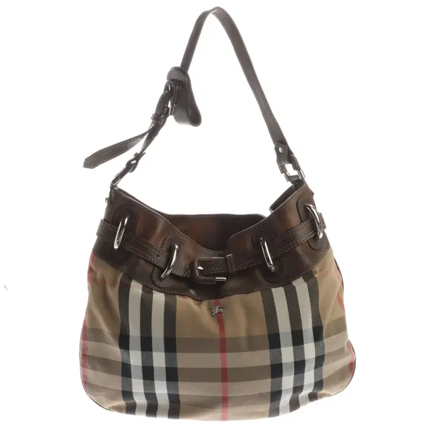 Shoulder Bag in Multicolored, Cotton, Burberry