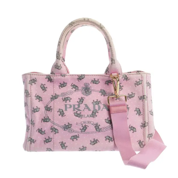 Borsetta, in Multicolore, Cotone, Prada