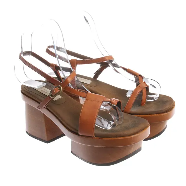 Heeled Sandals in Brown, , Stella McCartney