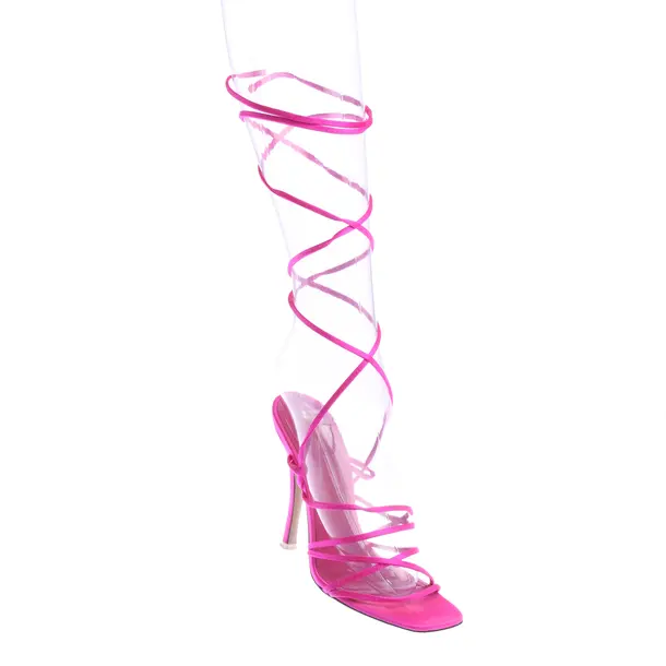 Heeled Sandals in Pink, , The Attico
