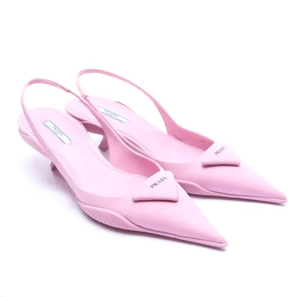 Slingbacks in Rosa, , Prada