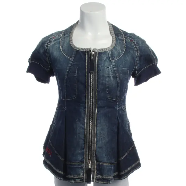 Jeansjacke in Blau, Baumwolle, High Use