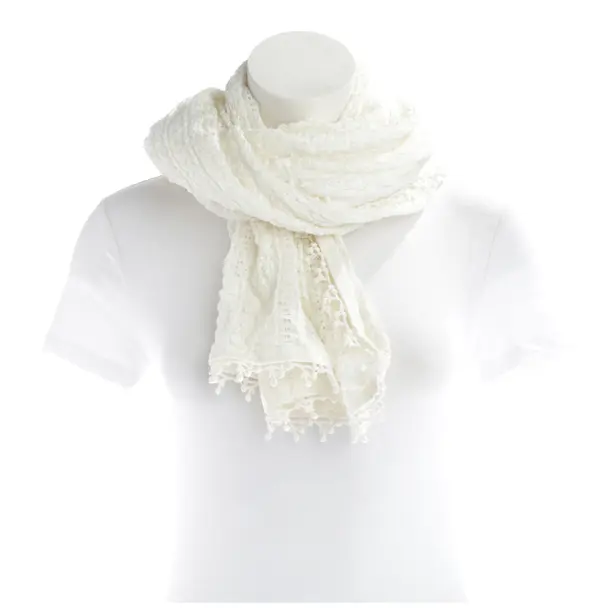 Schal, in Beige, Cupro, High Use