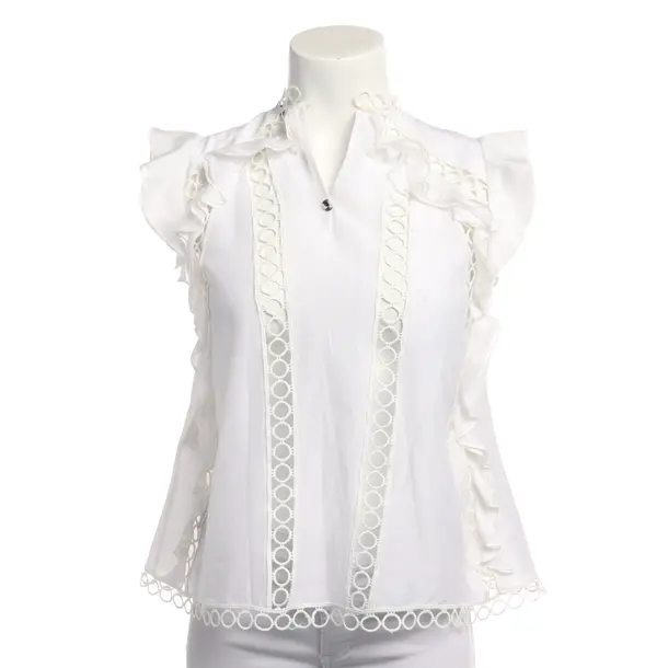 Blouse in White, Cotton, High Use