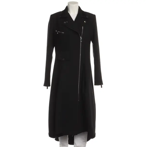 Mid-Season Coat in Black, Polyester, High Use