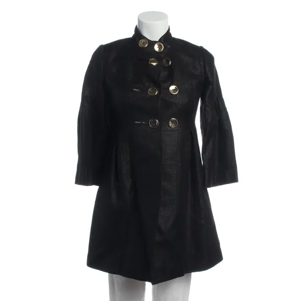 Übergangsjacke in Schwarz, Baumwolle, Elisabetta Franchi
