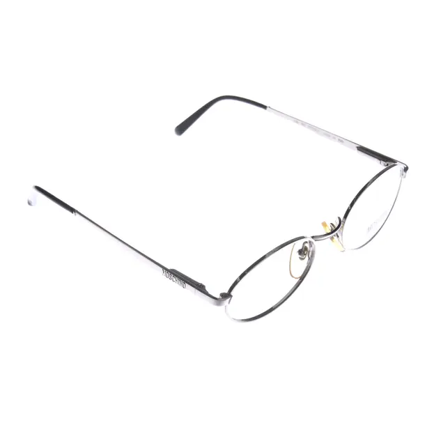 Brillengestell in Metallic, Metall (metallisch, metallisiert), Moschino