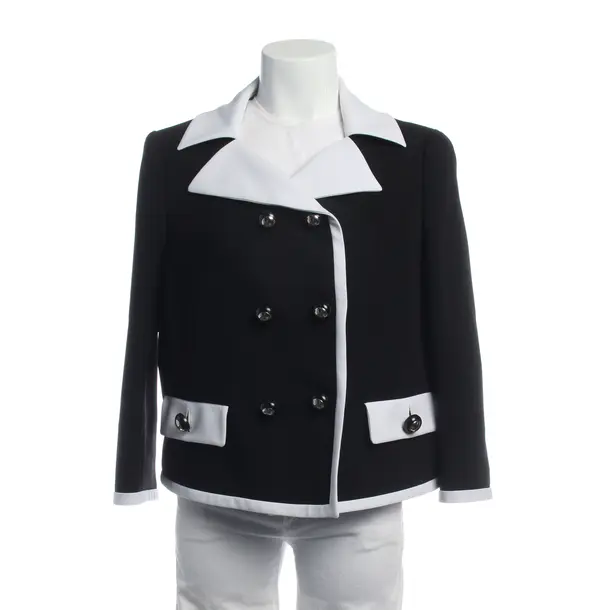 Blazer in Schwarz, Triacetat, Moschino