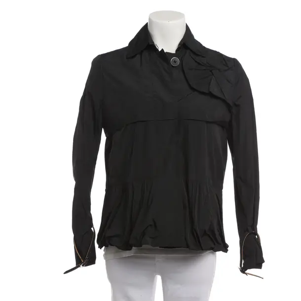 Mid-Season Jacket, in Black, Polyester, Fay