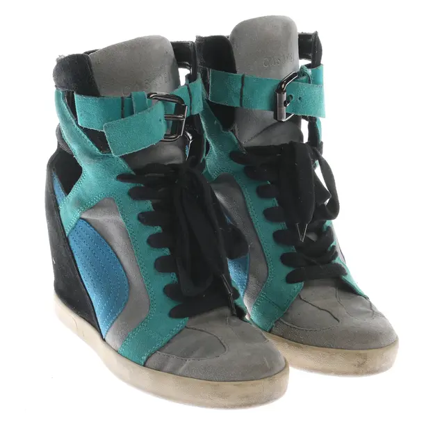 High-Top Sneakers in Multicolored, , Casadei
