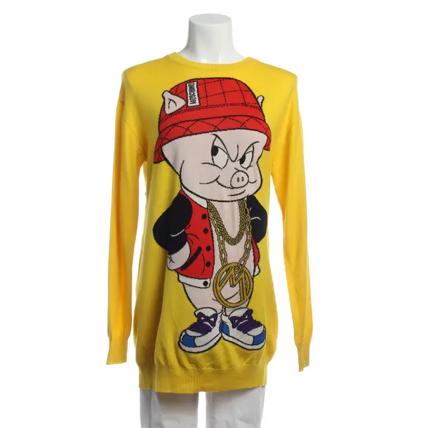 Jumper in Yellow, Cotton, Moschino