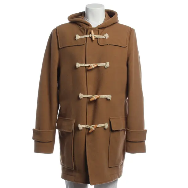 Winter Coat in Brown, Wool, MSGM