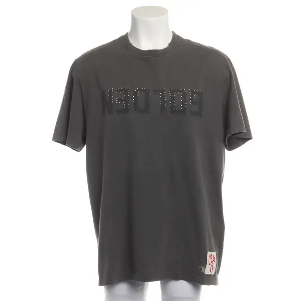 T-Shirt in Grau, Baumwolle, Golden Goose