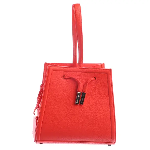 Handbag in Red, Leather, Elisabetta Franchi