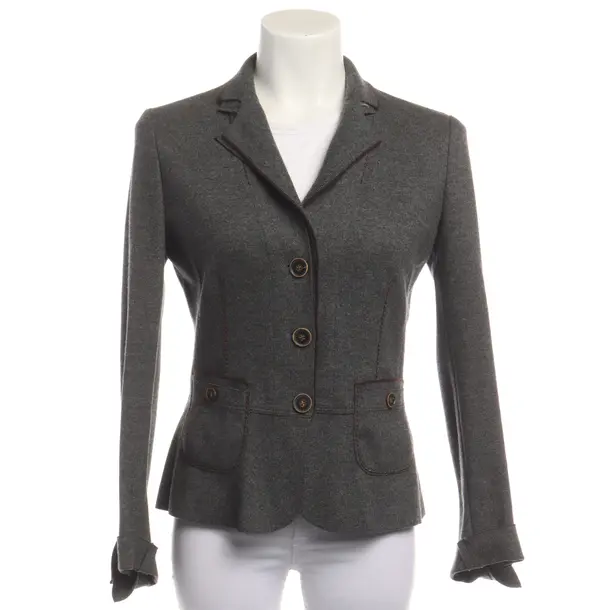 Blazer in Grau, Wolle, Brunello Cucinelli