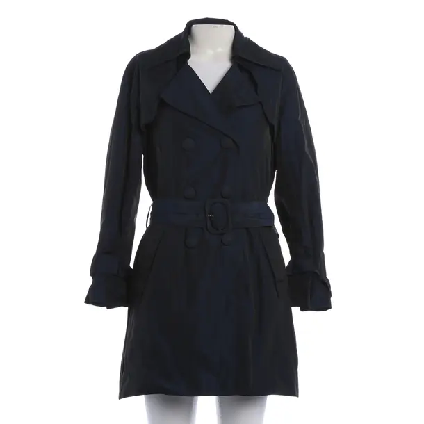 Mid-Season Coat, in Navy, Polyester, Moncler