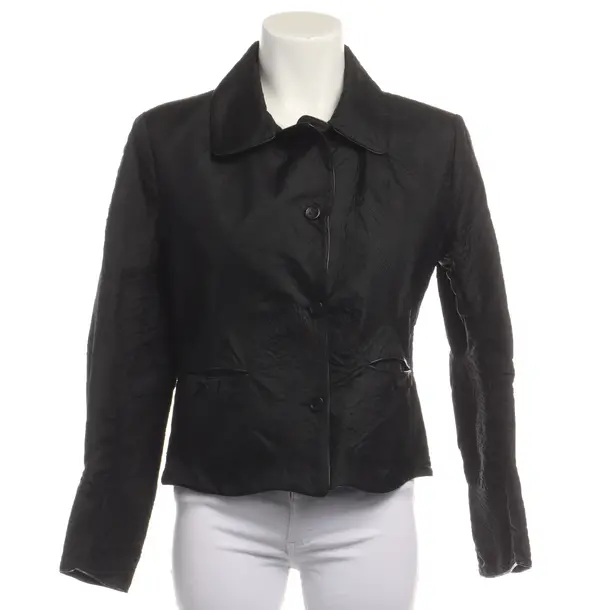 Blazer in Schwarz, Seide, Ermanno Scervino