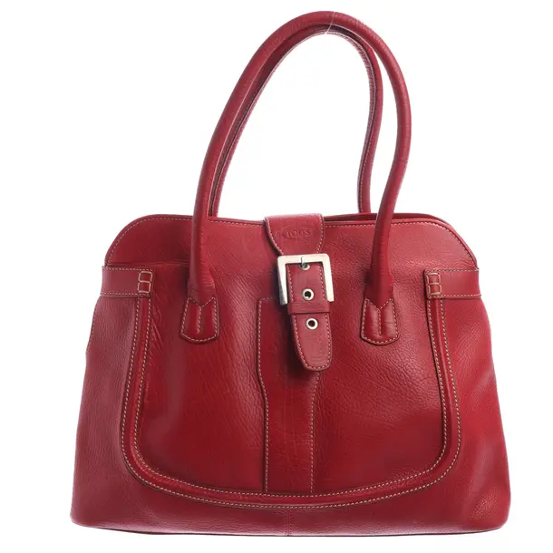 Handtasche in Rot, Leder, Tod´s