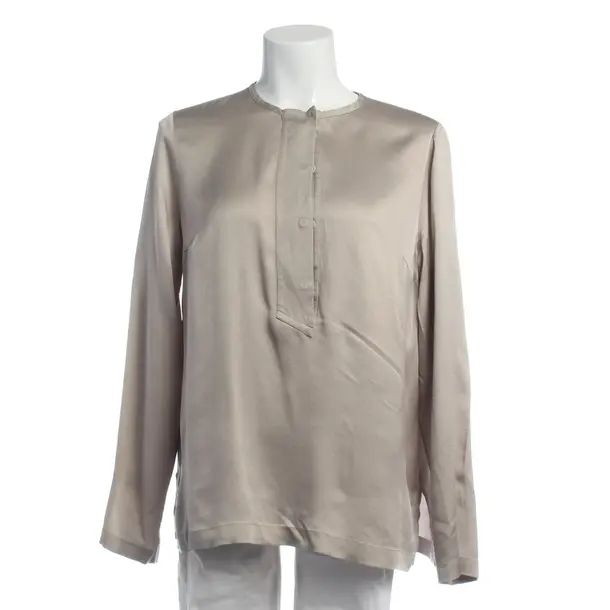 Blouse in Gray, Silk, Brunello Cucinelli